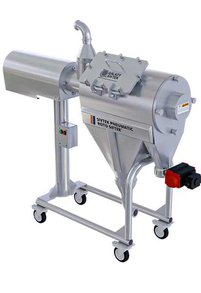 pneumatic roto sifter - brush finish