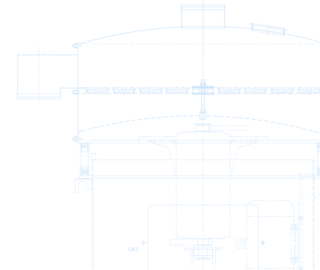 sieving machine's drawing